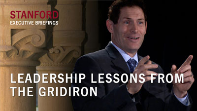 Leadership Lessons from the Gridiron